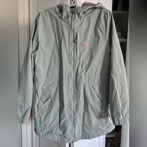 Carhartt Sage Green Hooded Jacket